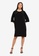 SISLEY black Tunic Dress BBD3DAA5ECCDA7GS_4
