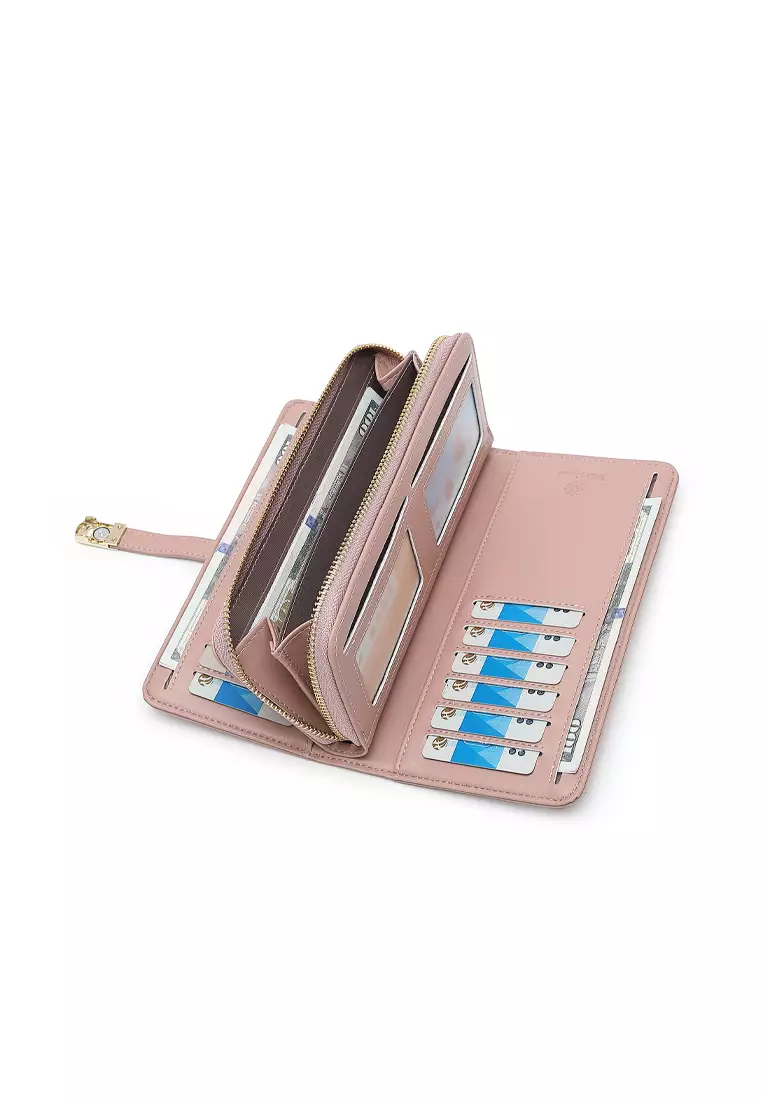 Women's Long Purse / Wallet - Dark Pink