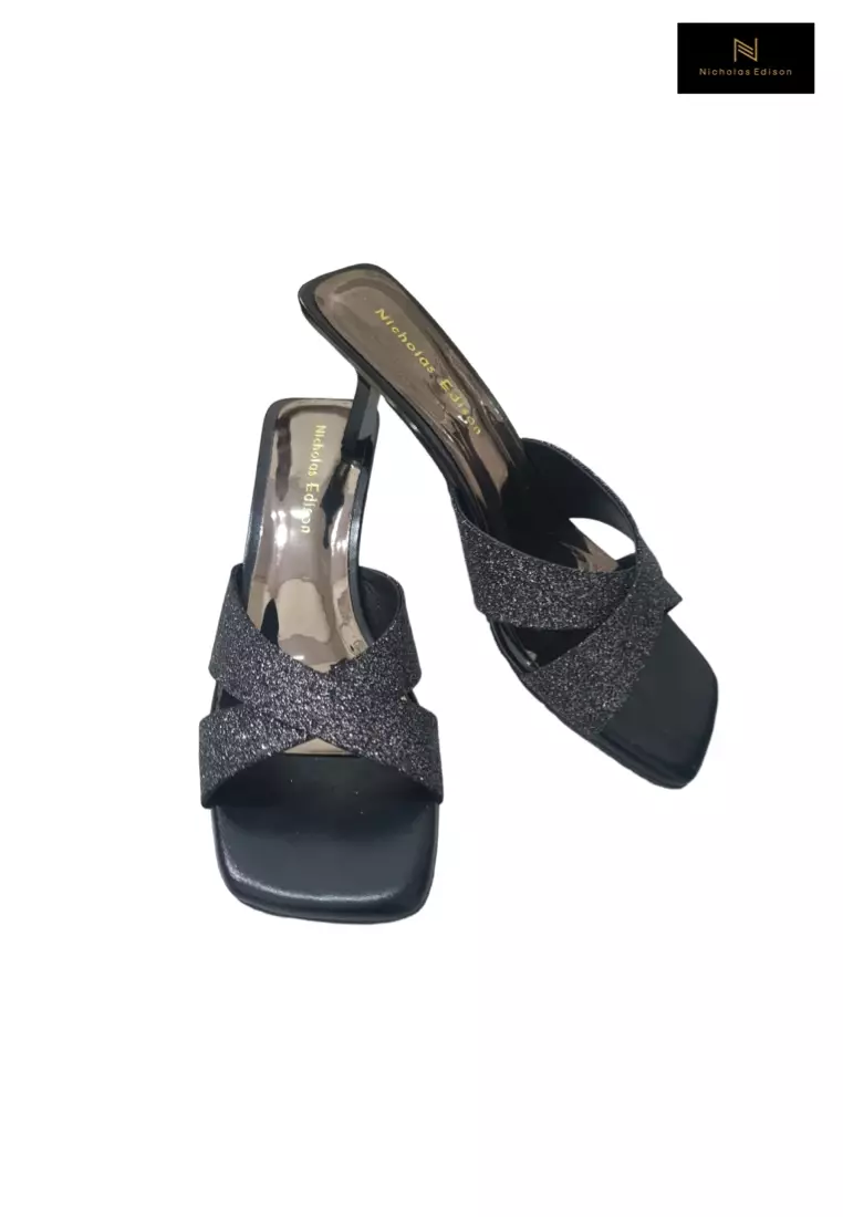 Nicholas Edison Heel Inara Black