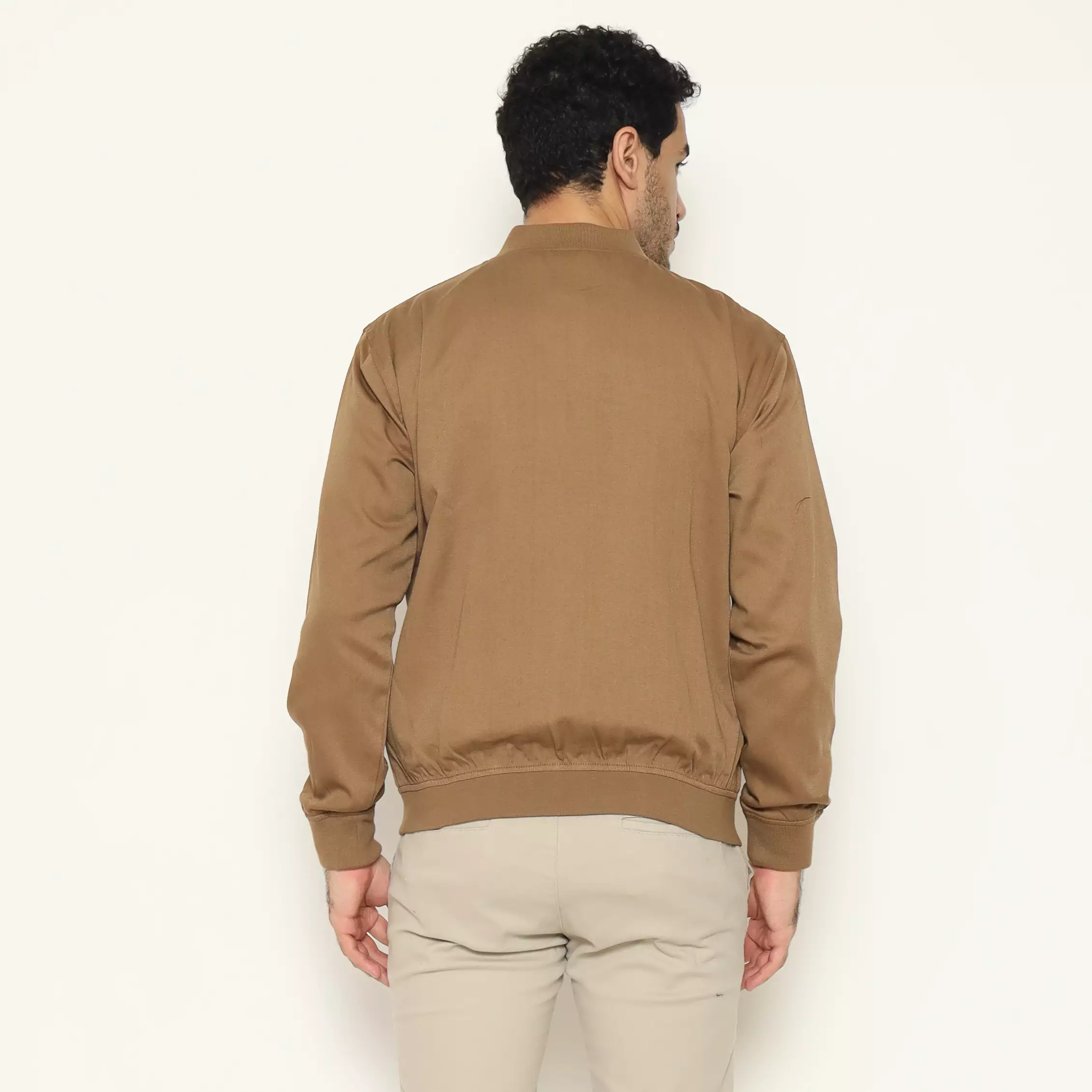 AMK Jacket Pria Bomber JC Moritz L/S Brown