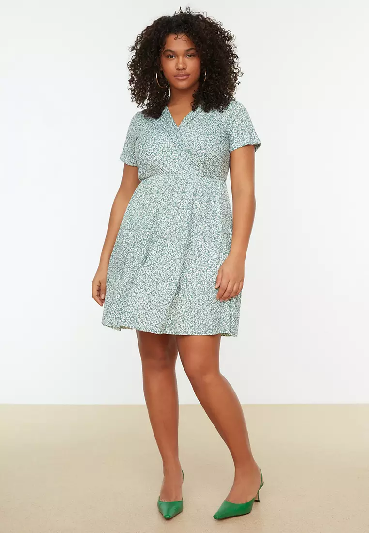 Plus Size Floral Dress