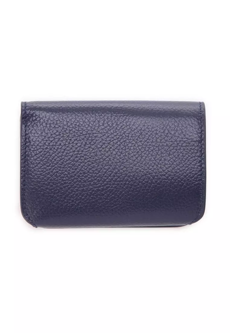 Cash Mini Tri-Fold Wallet in Blue