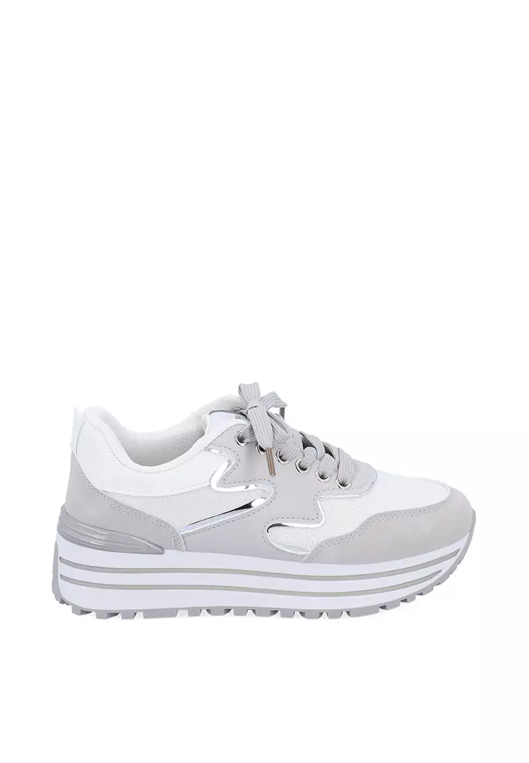 Discount on Carlo Rino  shoes - SKU: Medium Grey Roadline Sneakers