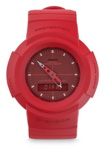 Jual G Shock Casio G Shock Jam Tangan Pria Red Resin Aw 500bb 4edr Original Zalora Indonesia