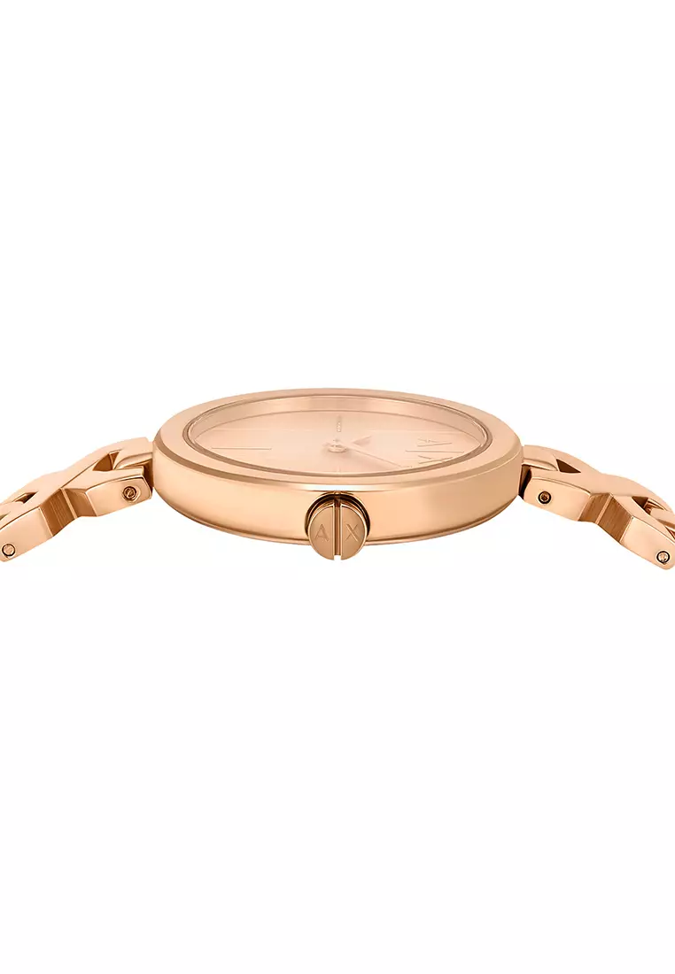 Ava Rose Gold Stainless Steel Watch Ax5832