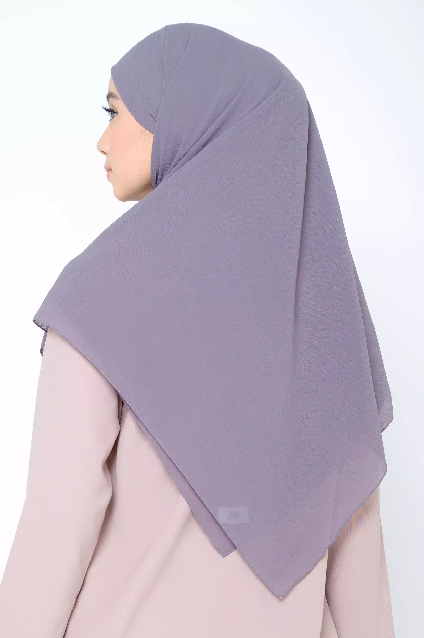 ZM Zaskia Mecca - Azel Iron Hijab Kerudung Segi Empat