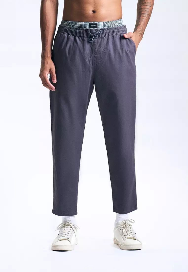 Buy OXGN Pull-Up Slim Tapered Pants 2026 Online | ZALORA