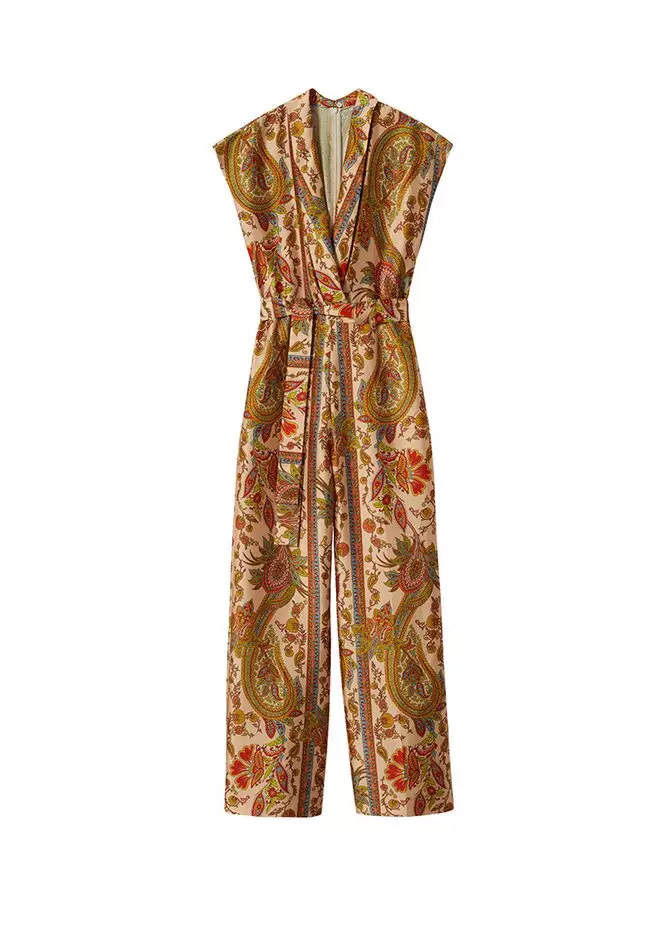 Paisley Print Jumpsuit