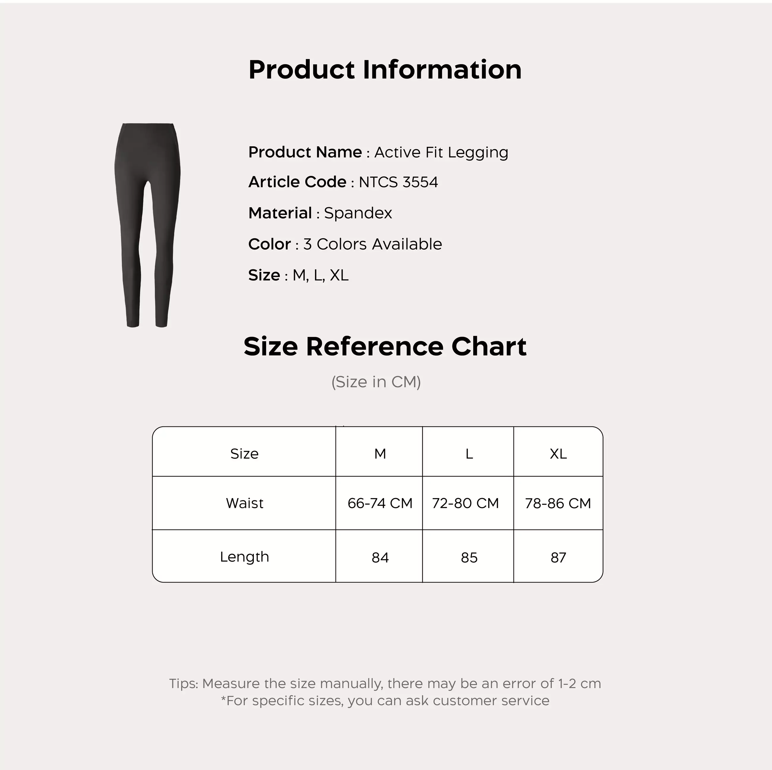 Nathalie Sport Ice Silk Fit Legging NTCS 3554 - Coffee