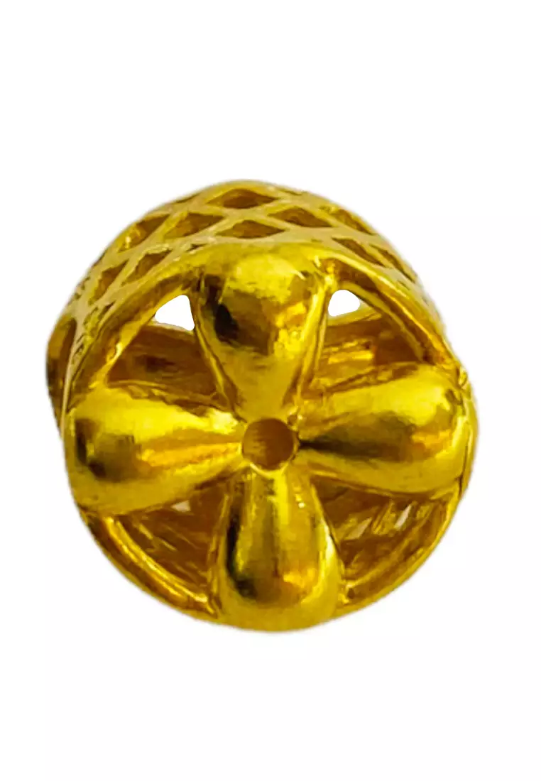 LITZ 916 (22K) Gold Flower Charm CGP0269-1.59g+/-