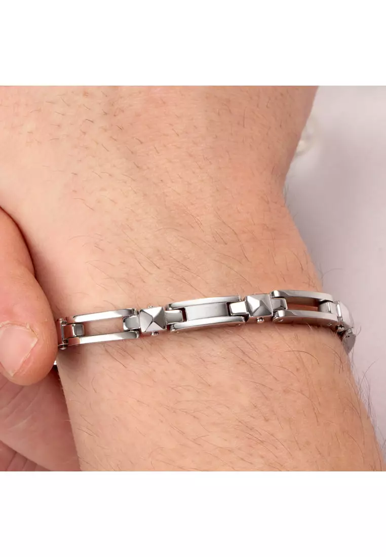 Morellato Cross Silver Steel Bracelet SKR58