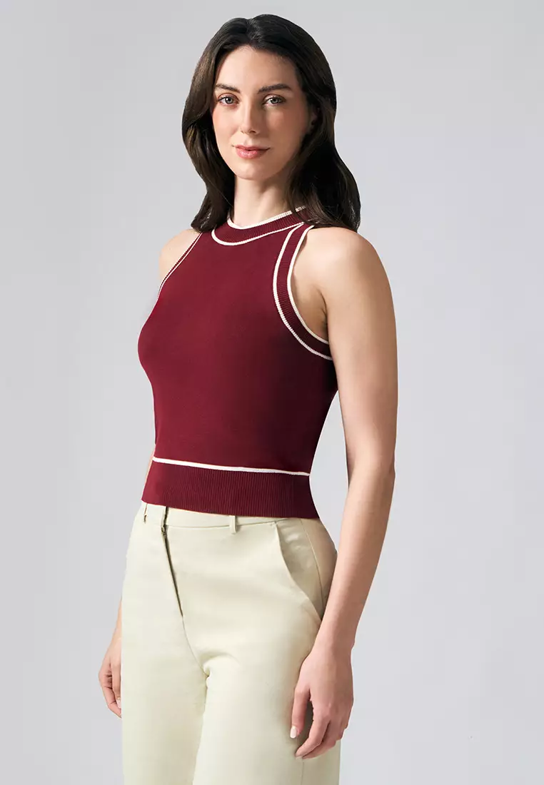 Halter Top with Tipping