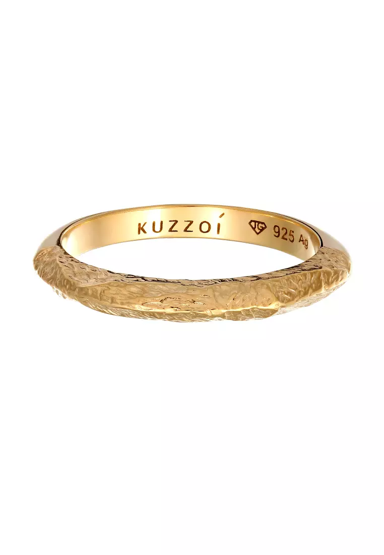 Ring Men Band Gold Plated