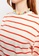 LC WAIKIKI orange Crew Neck Striped Short Sleeve Cotton Women's T-Shirt DDA82AACB5B78DGS_3