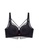 ZITIQUE black Women's Breathable 3/4 Cup No Steel Ring Uplift Lace Lingerie Set (Bra And Underwear) - Black F55D5US93943A7GS_2