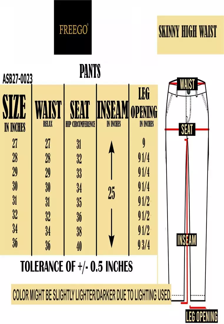 Cropped Skinny High Waist