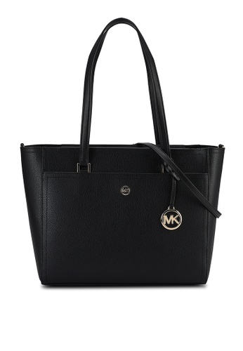 Michael Kors black Maisie Leather 3 in 1 Tote Bag (nt) 677DCAC61EF103GS_1
