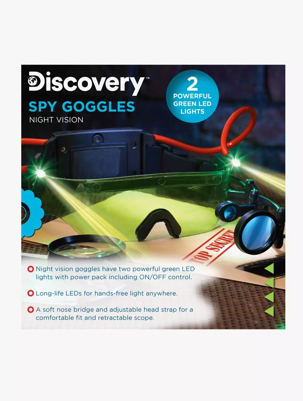 Discovery Night Vision Spy Goggles - Multi