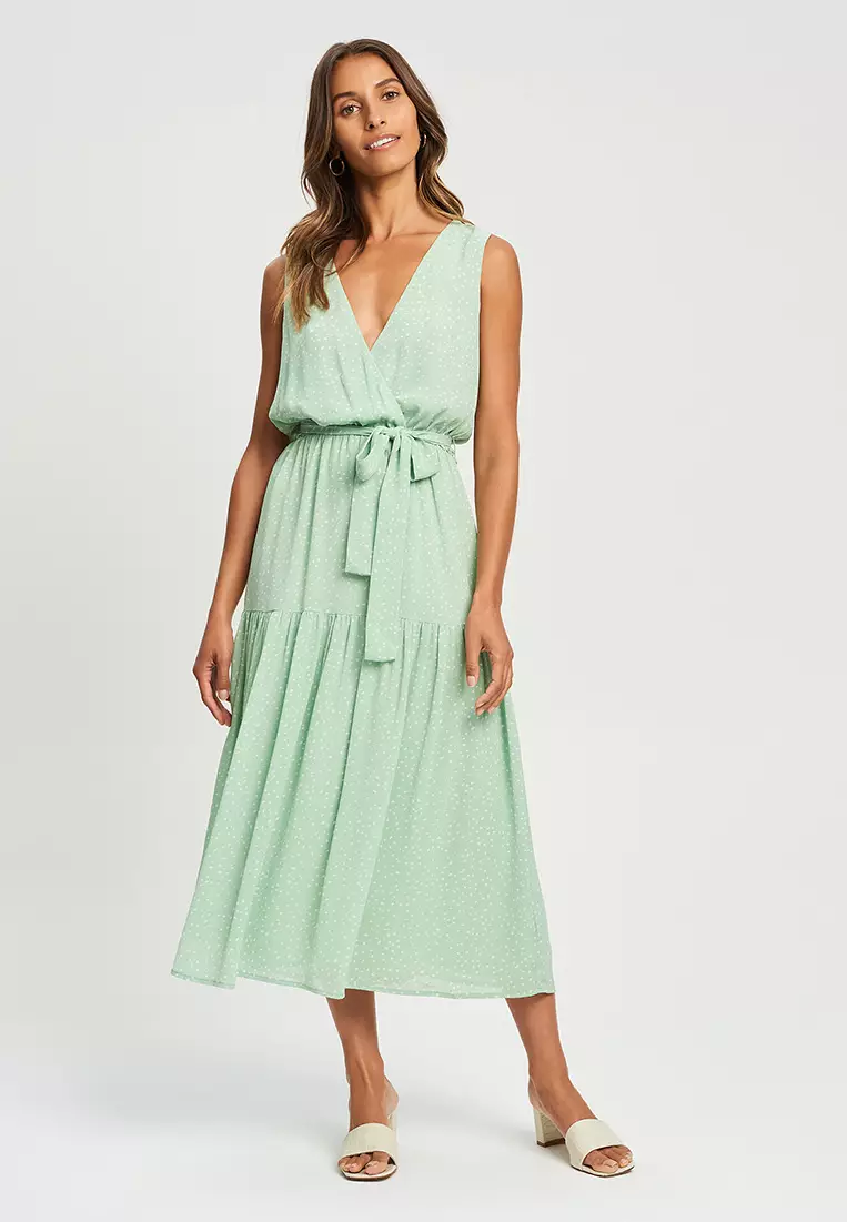 Buy REUX Haze Midi Dress Online | ZALORA Malaysia