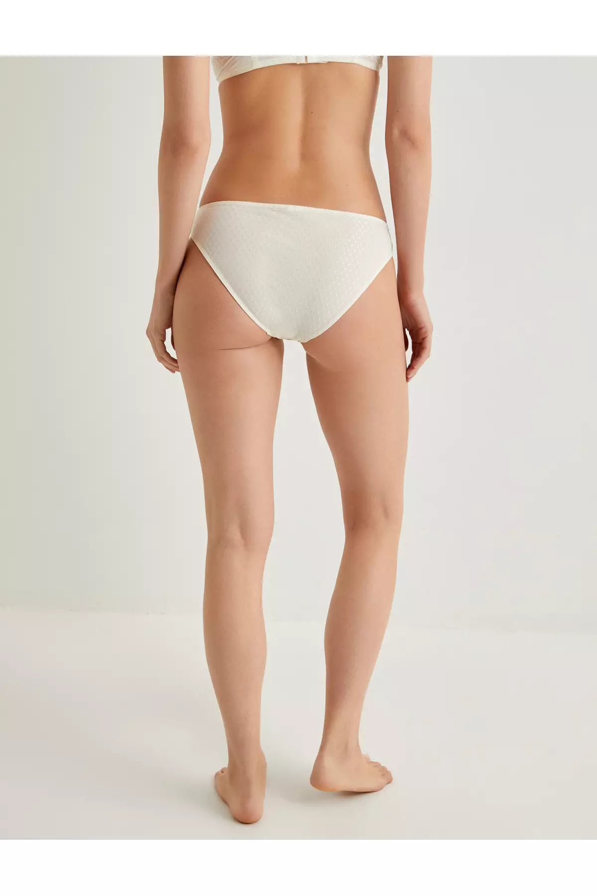Brief Panties With Textured Accessory Detail