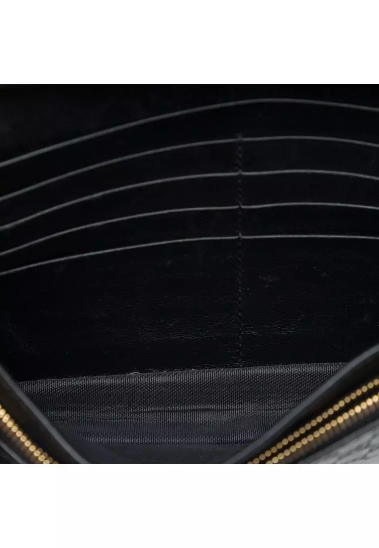 Pre-Loved Gucci Microguccissima Wallet On Strap