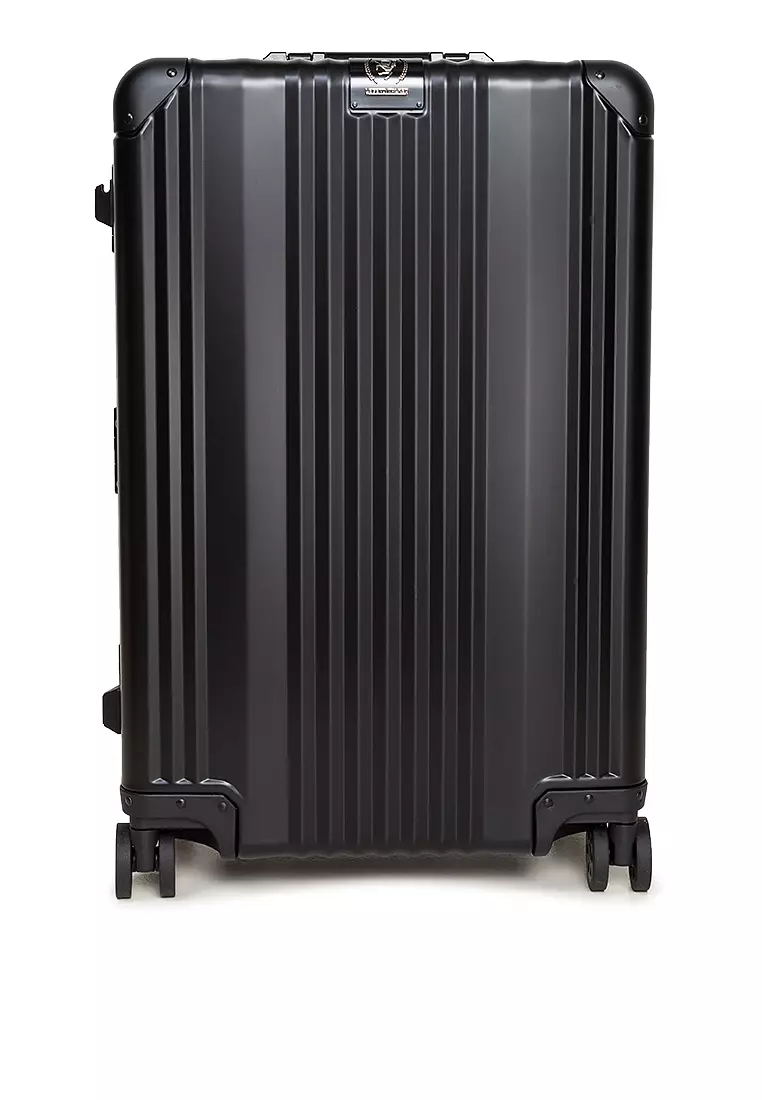 Aluminum Series 1510-63 Black (Frame Type) - Medium - TSA Luggage