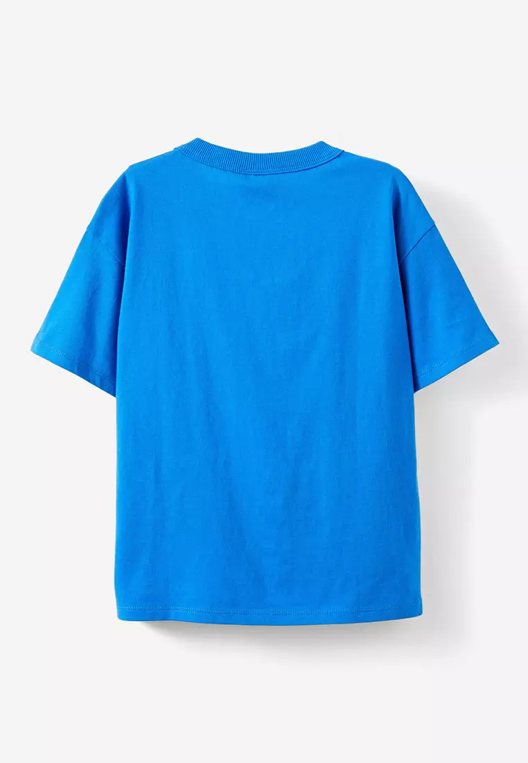 Licensed Drop Shoulder Short Sleeves Tee