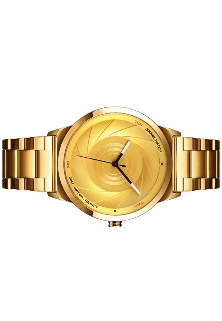 Jam Tangan Analog Pria Waterproof Strap Tali Material Stainless Steel ZY03 ORIGINAL