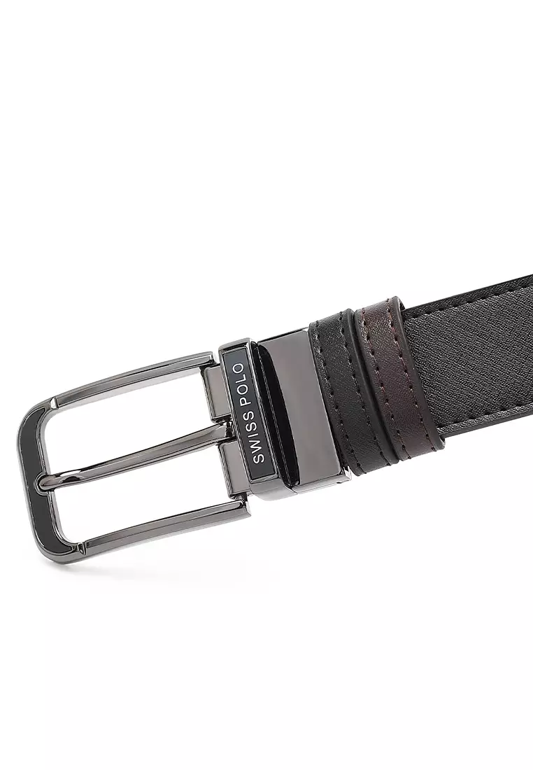 40mm Reversible Pin Buckle Belt - Black