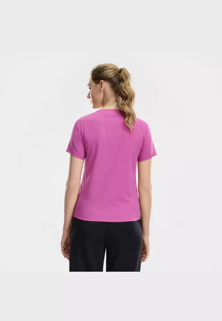 Buy FILA FILA CORE ATHLETICS FITNESS Women Short Sleeves T-Shirt (White ...
