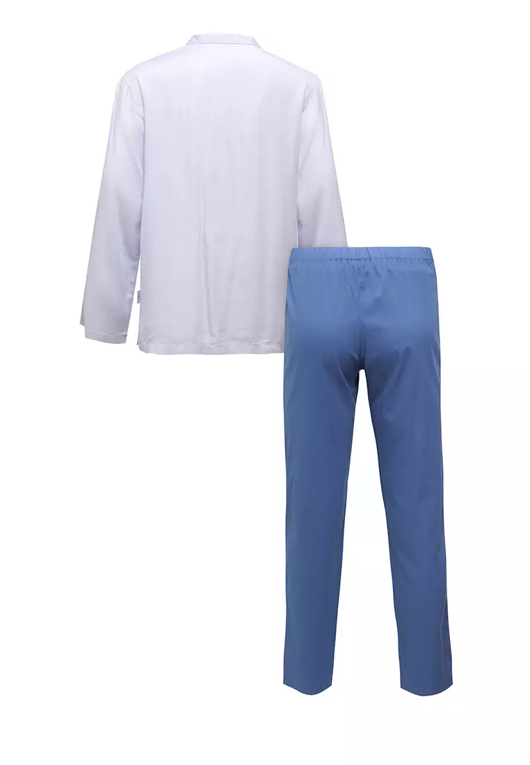 Pito Dito Boy Fakhrul Setelan Panjang Koko Anak Biru