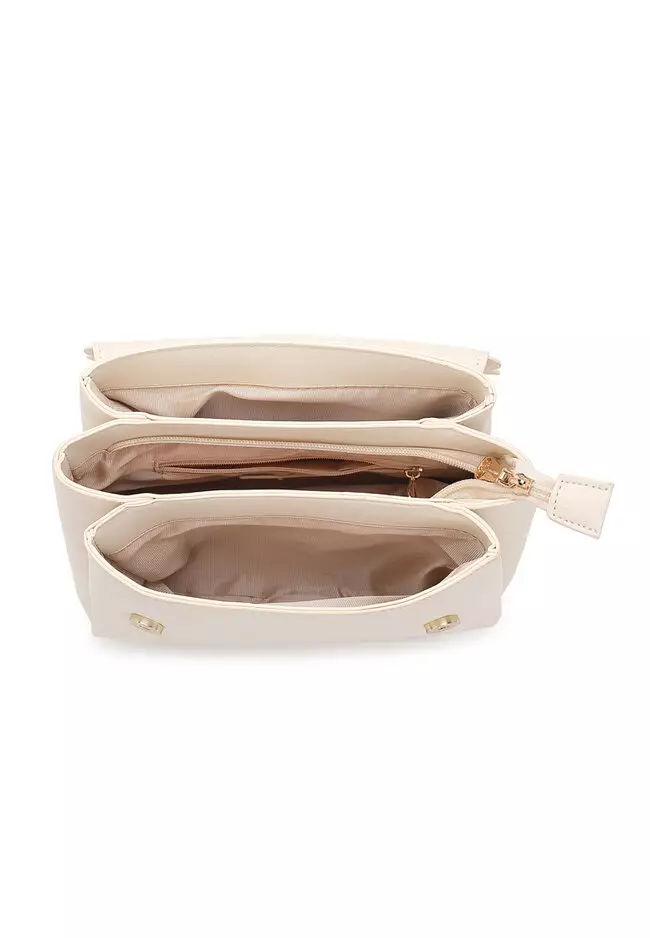 Chain Shoulder Bag / Sling Bag / Crossbody Bag (單肩包 / 斜孭袋) - 白色