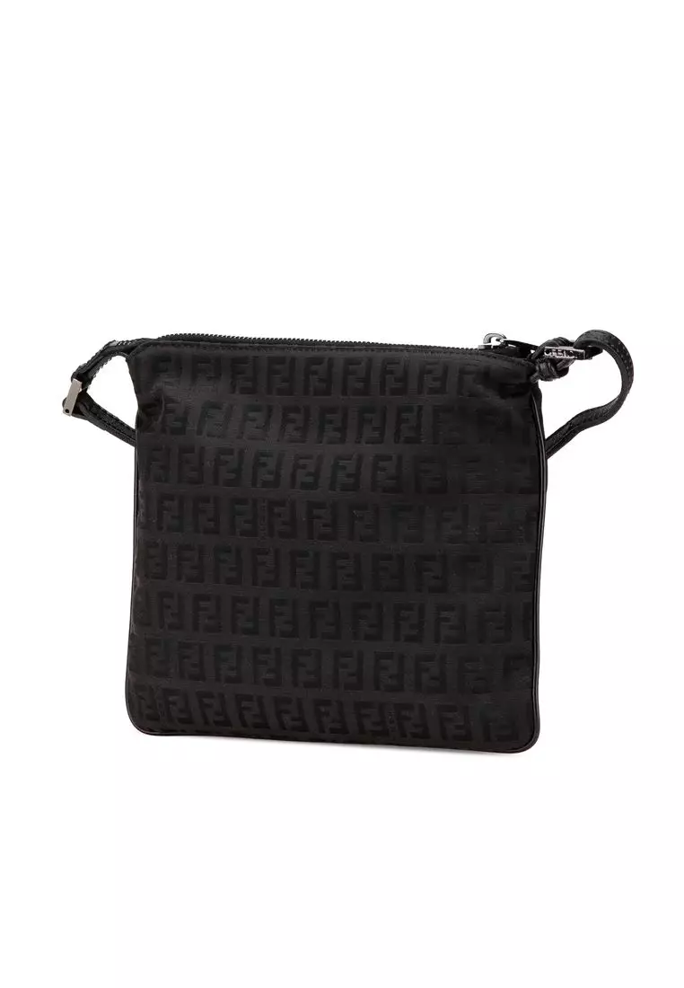 Buy Fendi Pre-Loved Fendi Zucchino Canvas Crossbody 2025 Online