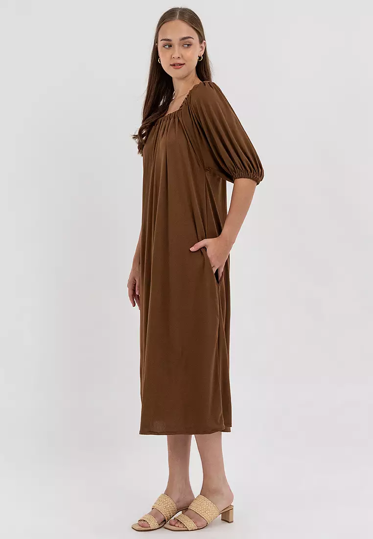 Martha Square Neck Dress