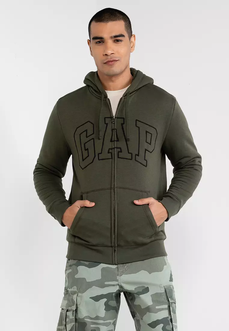 Buy Gap Logo Zip Up Hoodie from the Gap online shop