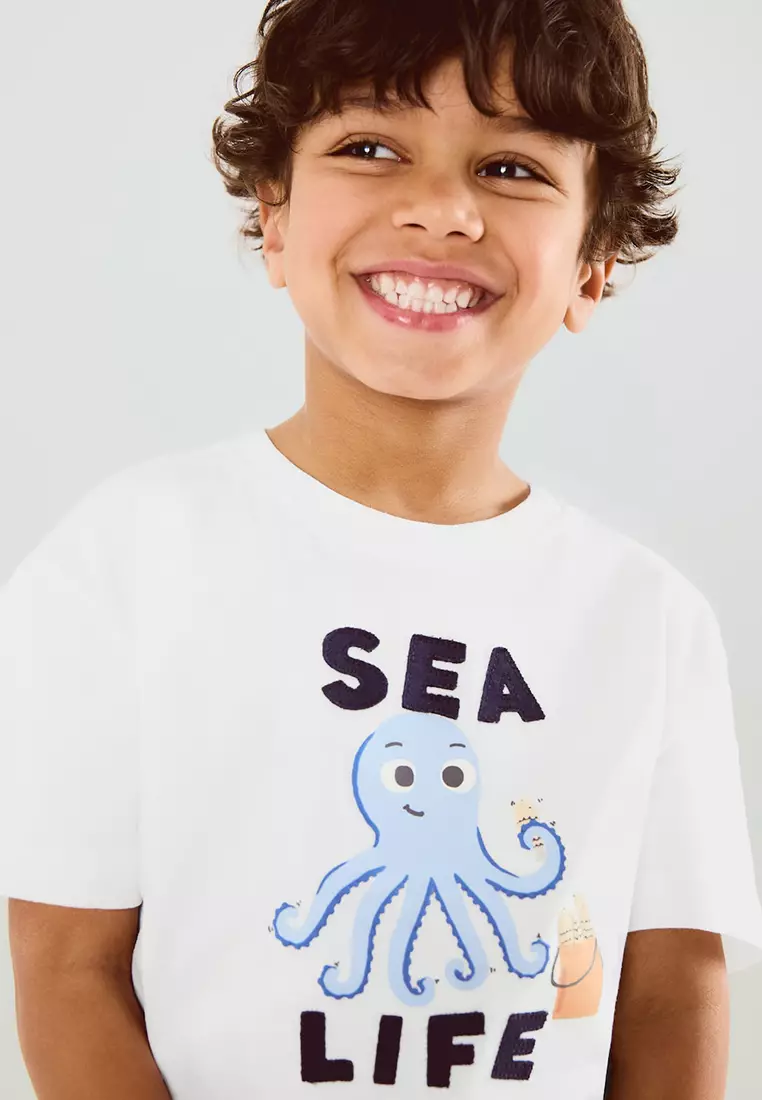 Printed Cotton T-Shirt
