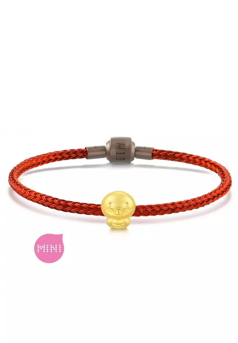 Charme 999 24K Gold Chinese Zodiac Snake Charm 93696C (Bracelet not included)