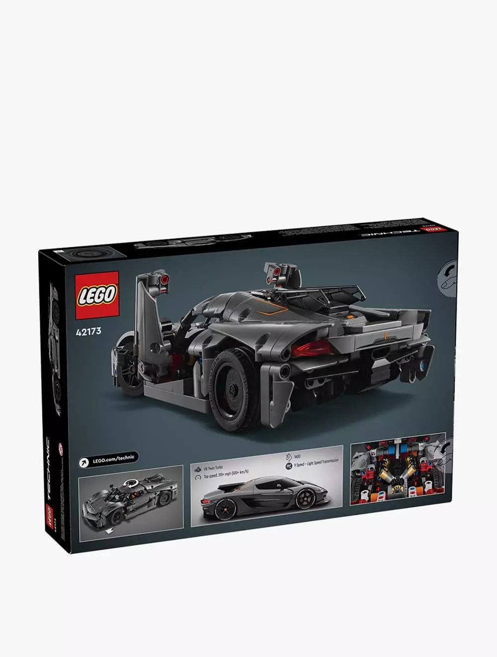 LEGO® Koenigsegg Jesko Absolut Gray Hypercar - 42173