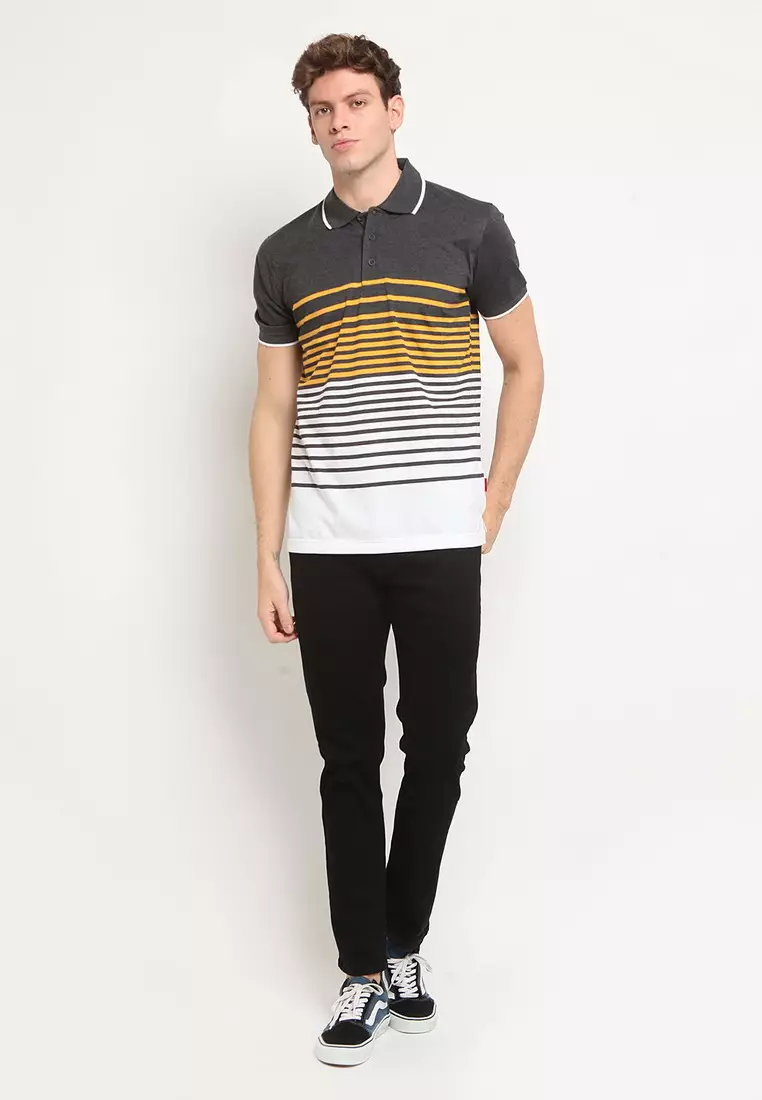 POLICE Polo Shirt Krah Salur Pria 207650031