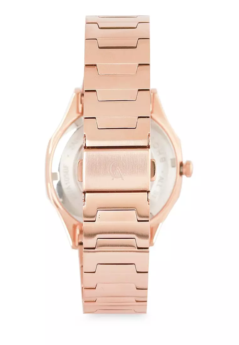Alexandre Christie Jam Tangan Wanita - Light Pink Rosegold - Stainless Steel - 2A09 BFBRGLN