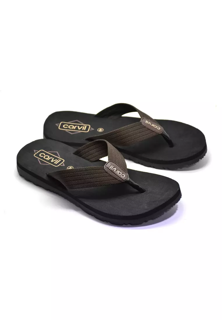 Carvil Sandal Pria Lumos-M Brown