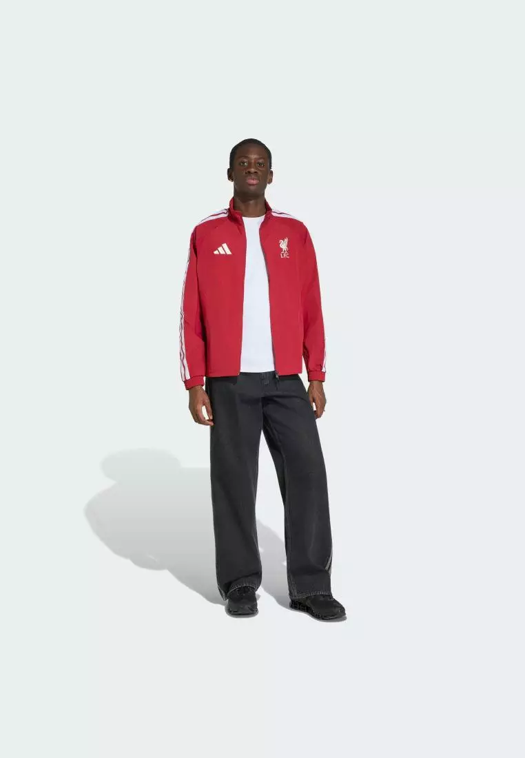 Football Liverpool FC Home Anthem Jacket Men Burgundy KV6736