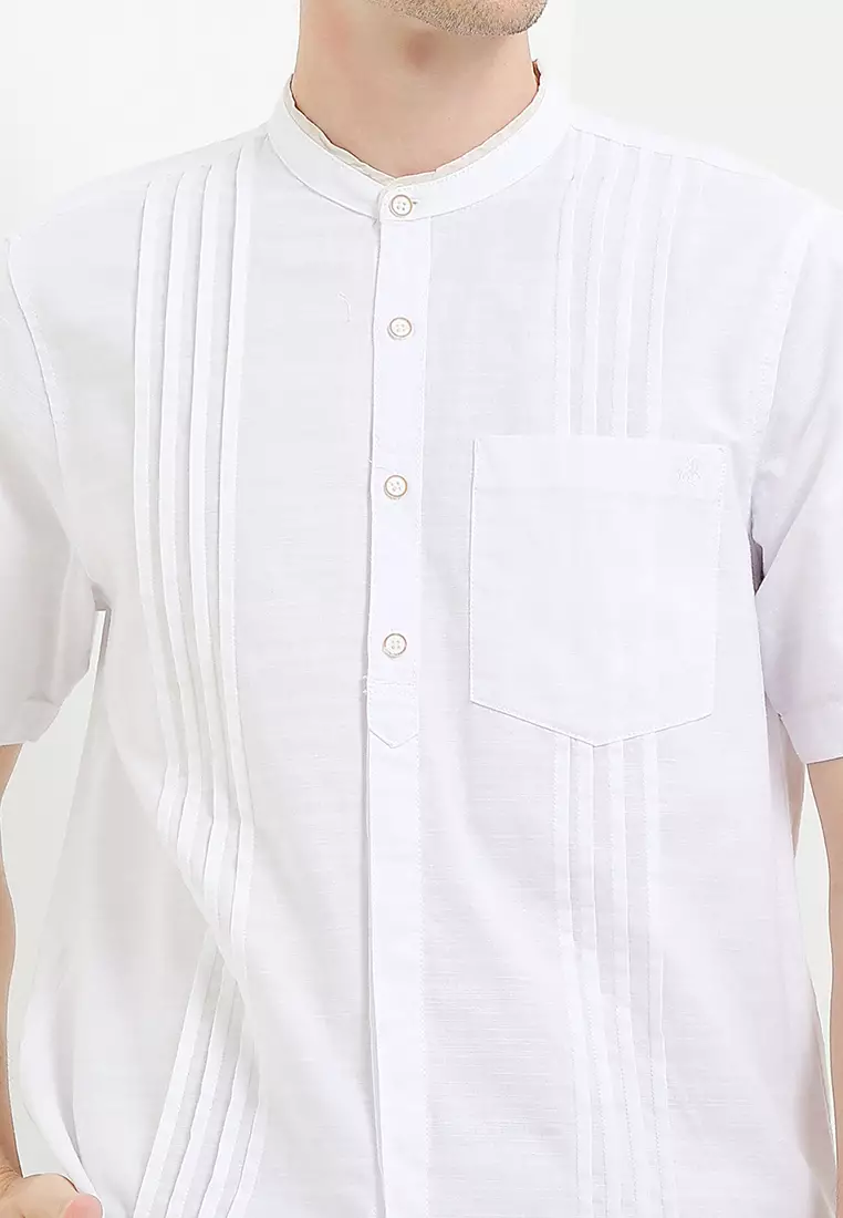 Koko Shirt Linen Looks Kls583Wh