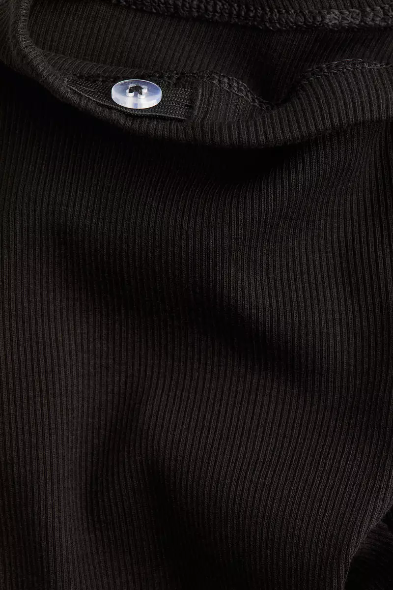 Ribbed jersey leggings