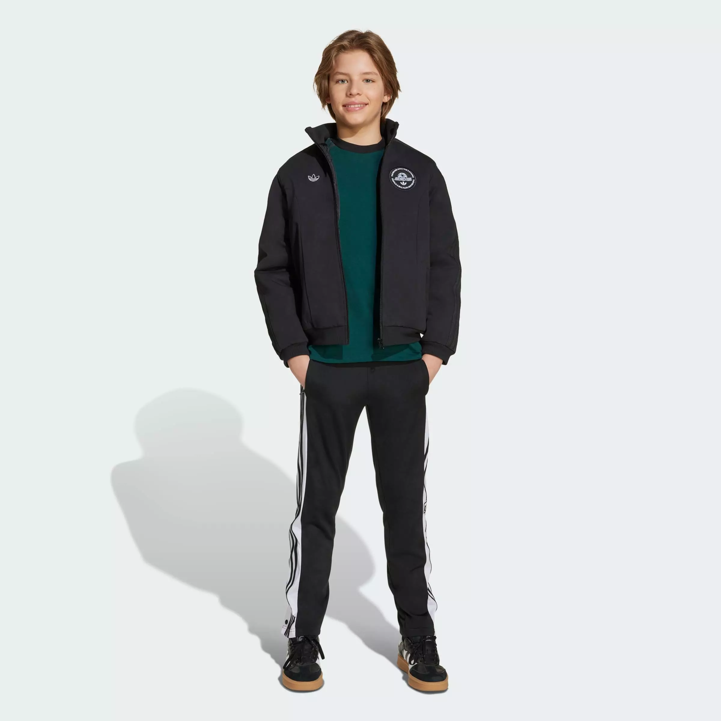 Lifestyle Woven Padded Jacket Kids Unisex Black JV7706