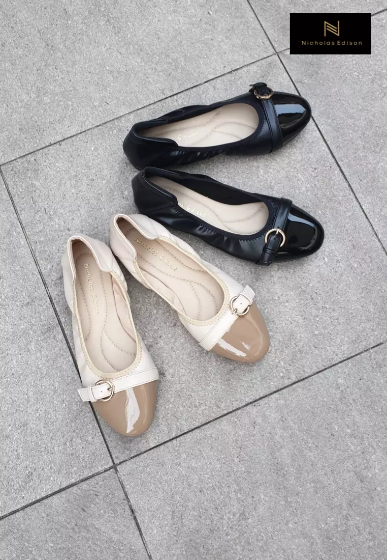 Nicholas Edison Flat Laura Cream