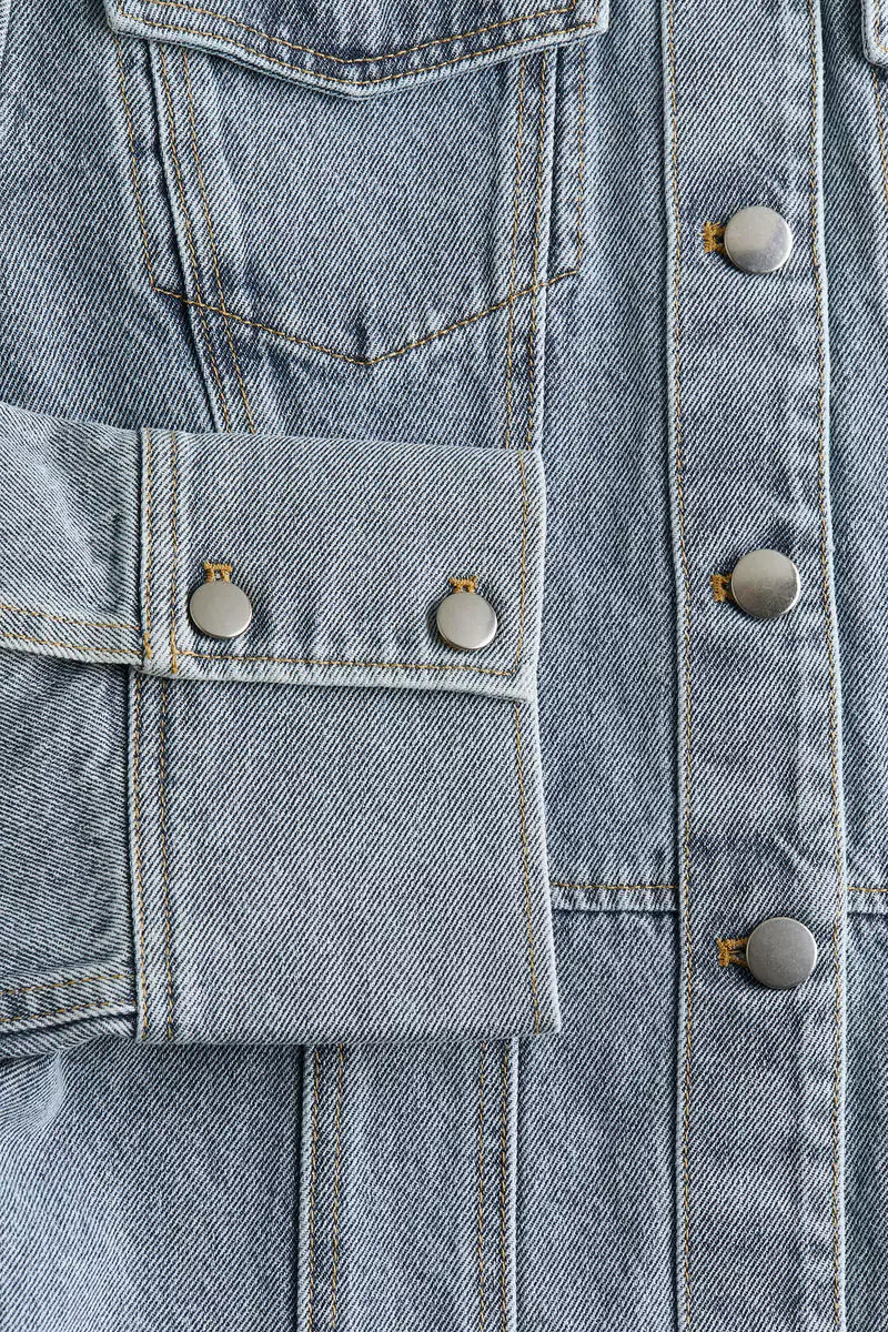 Denim shirt dress