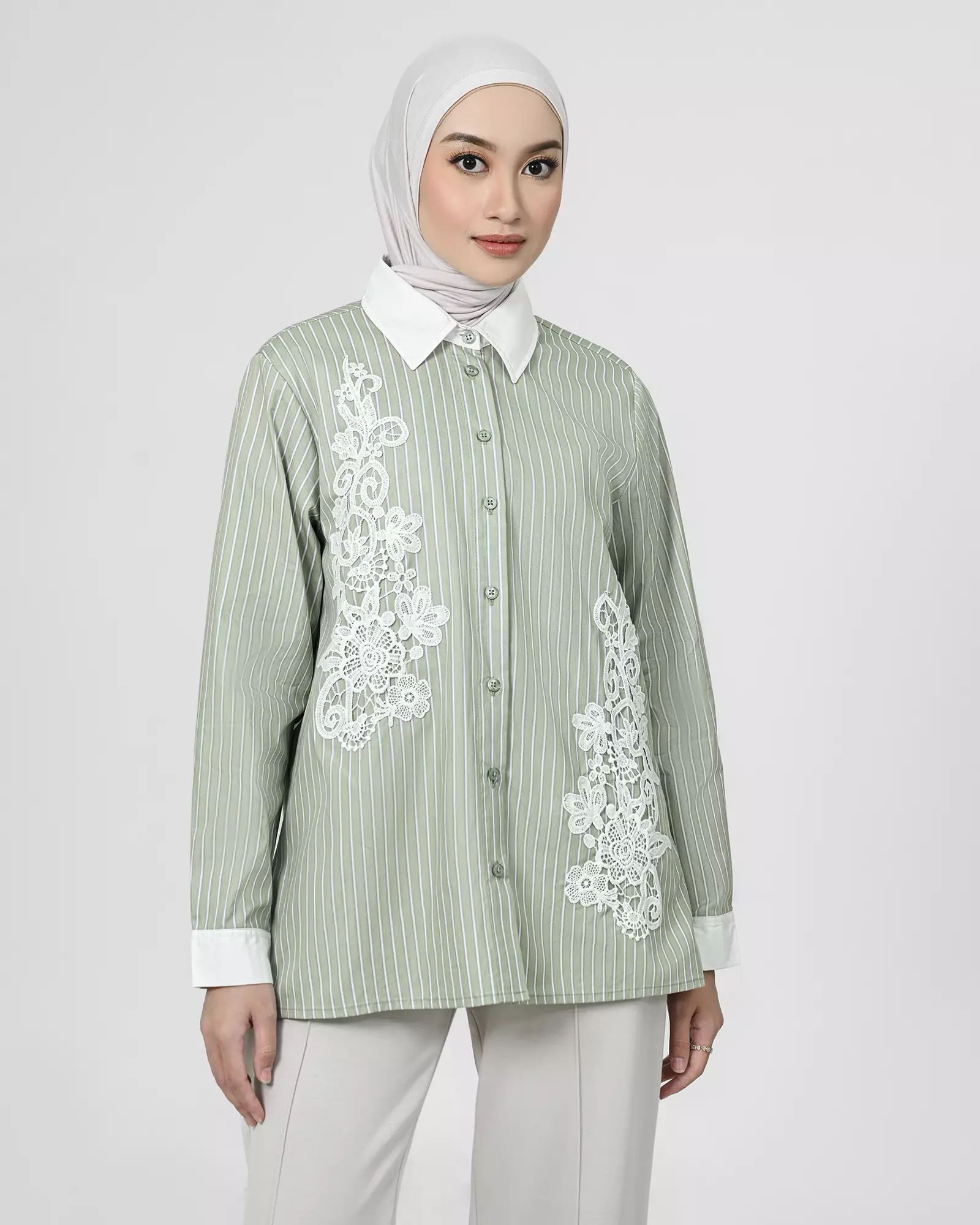 Geulis.id SHEA SHIRT - SAGE