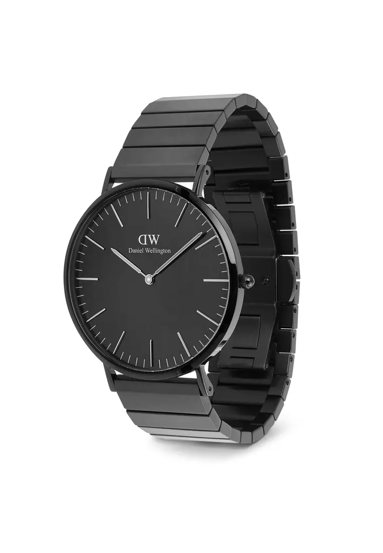 Classic 40mm Black Piano Brushed Onyx - Men Watch stainless steel watch DW Official Authentic Original