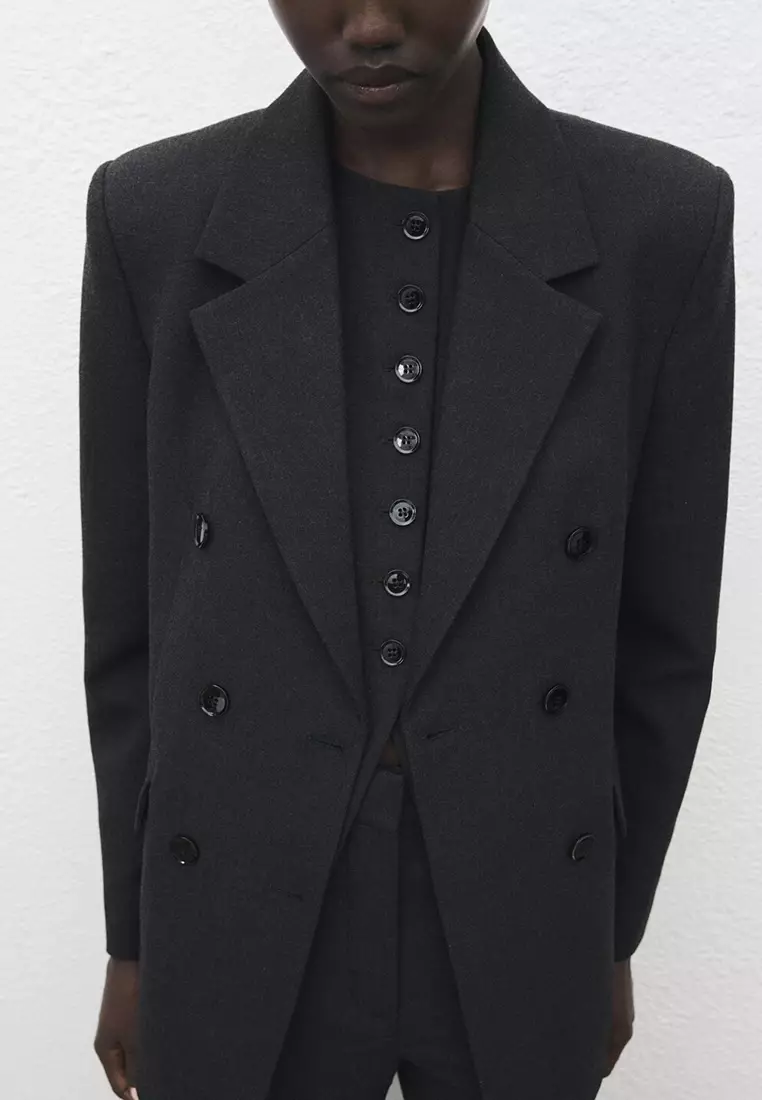 Double-Breasted Suit Jacket